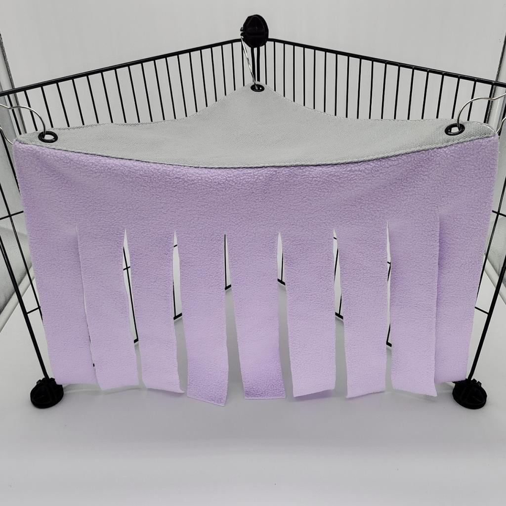 Cozy Tassel Pet Tent Hideaway - Hammock Bed for Guinea Pigs Hamsters & Small Animals with Soft Curtain Design