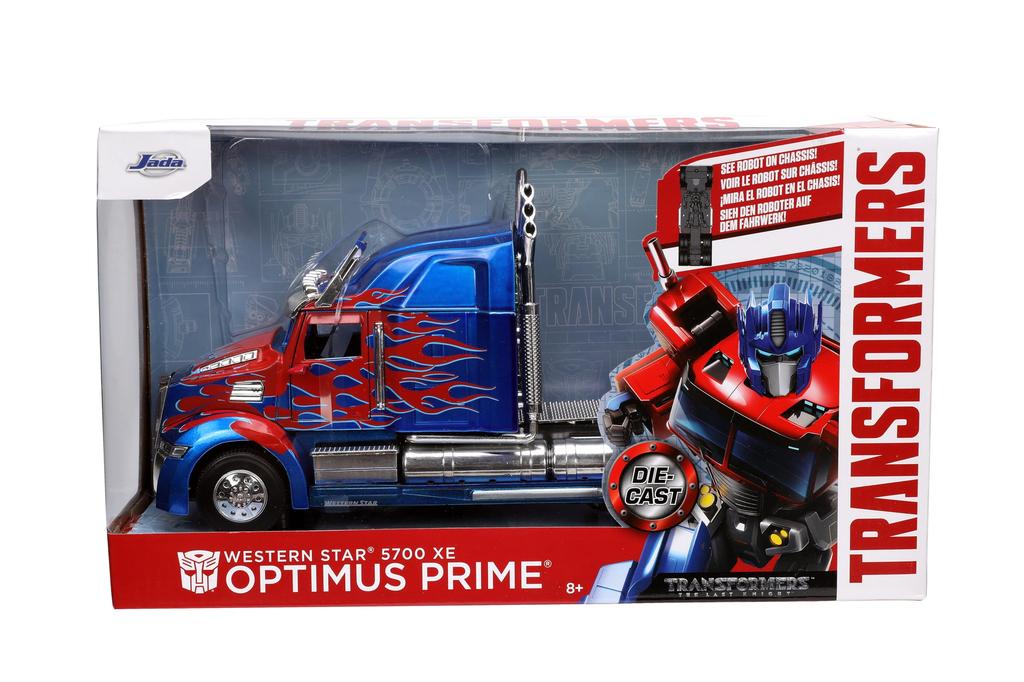 Трансформеры Последний рыцарь 2017 Jada Toys Metals Scale Diecast Vehicle Optimus Prime TF Overseas Limited Последний фильм 1/24