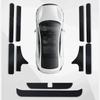 Для Kia KX3 2015-2026 Автомобильные накладки на пороги, Защитная пленка на багажник от царапин и ударов, Декоративные наклейки на двери