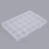24-Grid Transparent Detachable Anti-Oxidation Jewelry Storage Box for Beads & Earrings