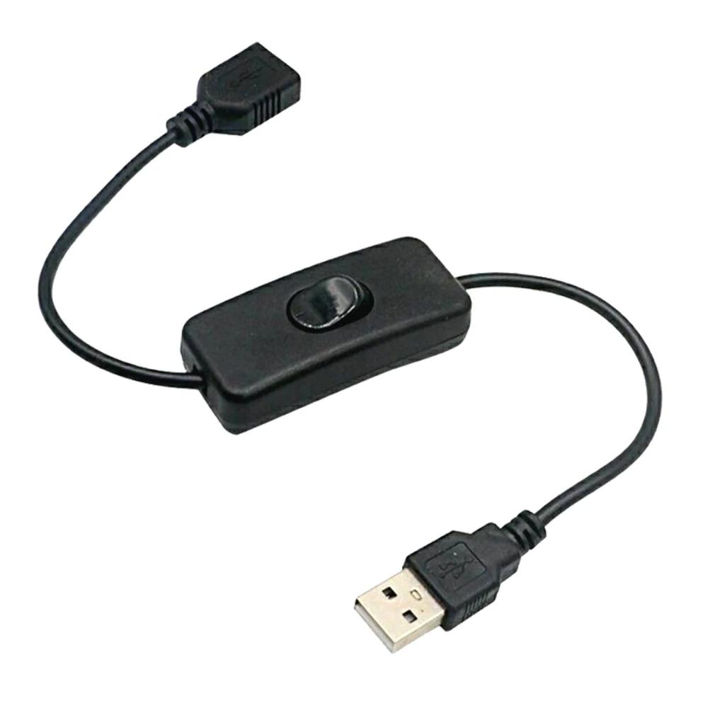 2 шт. USB-кабель с переключателем ВКЛ/ВЫКЛ, удлинитель кабеля, тумблер для USB-лампы, USB-вентилятора, блок питания, прочный адаптер, USB-гарнитура, светодиод