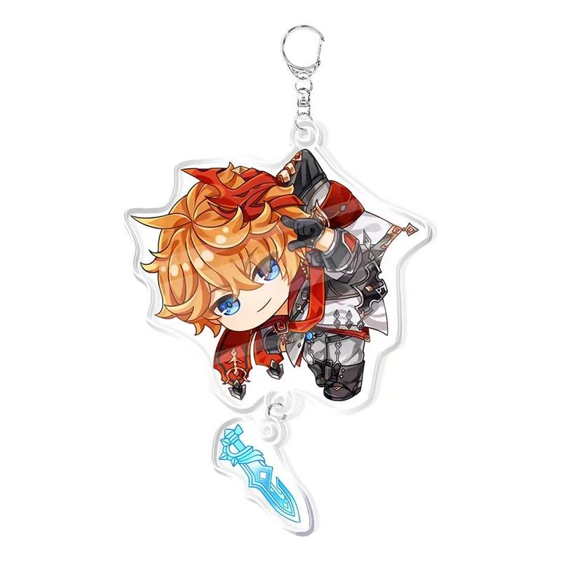 Аниме Genshin Impact игра Genshin Impact аксессуары для косплея брелок кулон мультяшный значок реквизит подарок