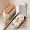 Dustproof Pill Cutter  for Precise Cutting of Tablets into 1/2, 1/3, 1/4 Pieces