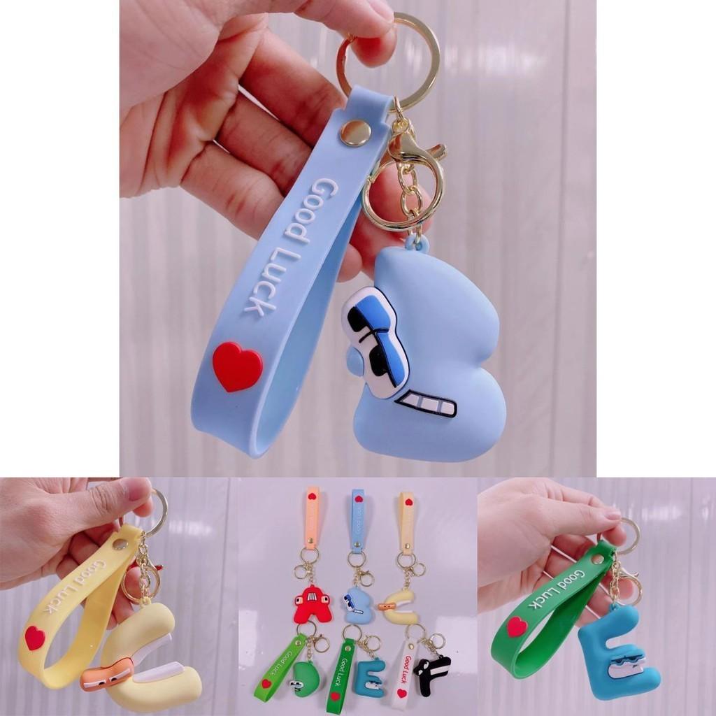 Alphabet Lore Kids Keyring Stickers Toys Pendant Figures Gift