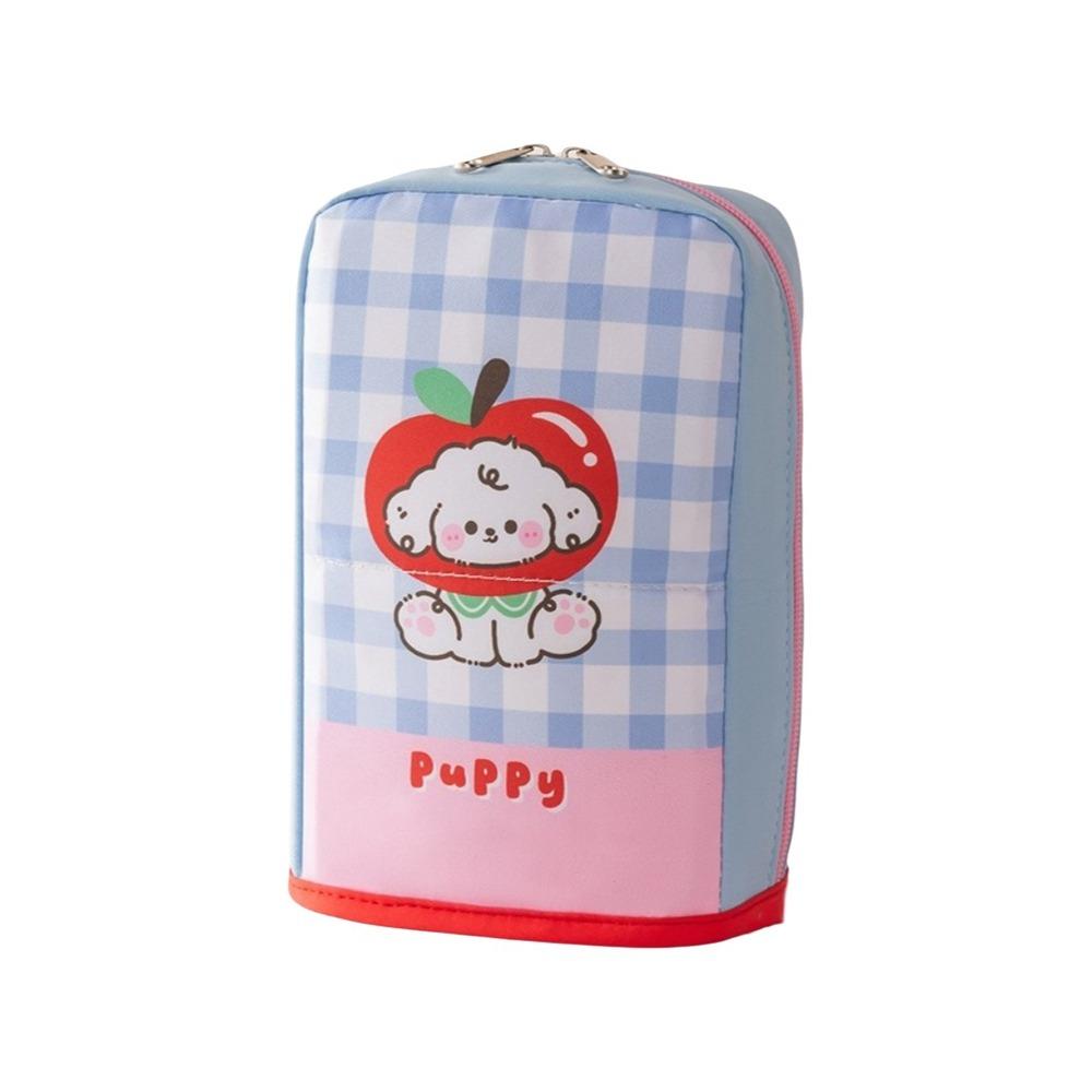 Oxford Cloth Standing Cosmetic Pouch Dust-proof Makeup Brush Holder Makeup Organizer Pen Storage