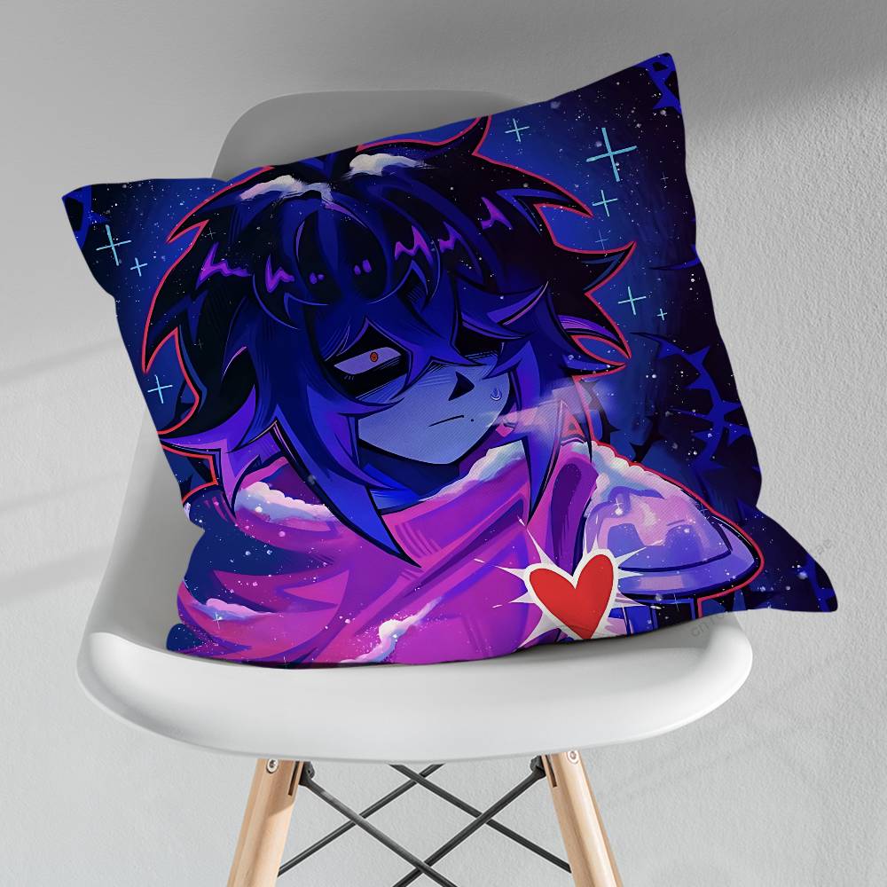 Cool DDeltarune KKris Throw Pillow Case Living Room Sofa Cushion Cover For Home Bedroom Decoration Protector