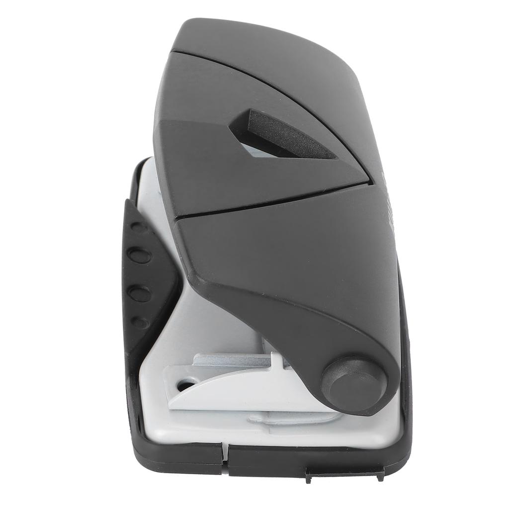 Маленький пластиковый дырокол с регулируемой позицией для переплета канцелярских товаровЧерный