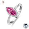 1.0 Carat Marquise Cut D Color Moissanite Diamond Engagement 925 Sterling Silver Rings For Women Jewelry Wholesale