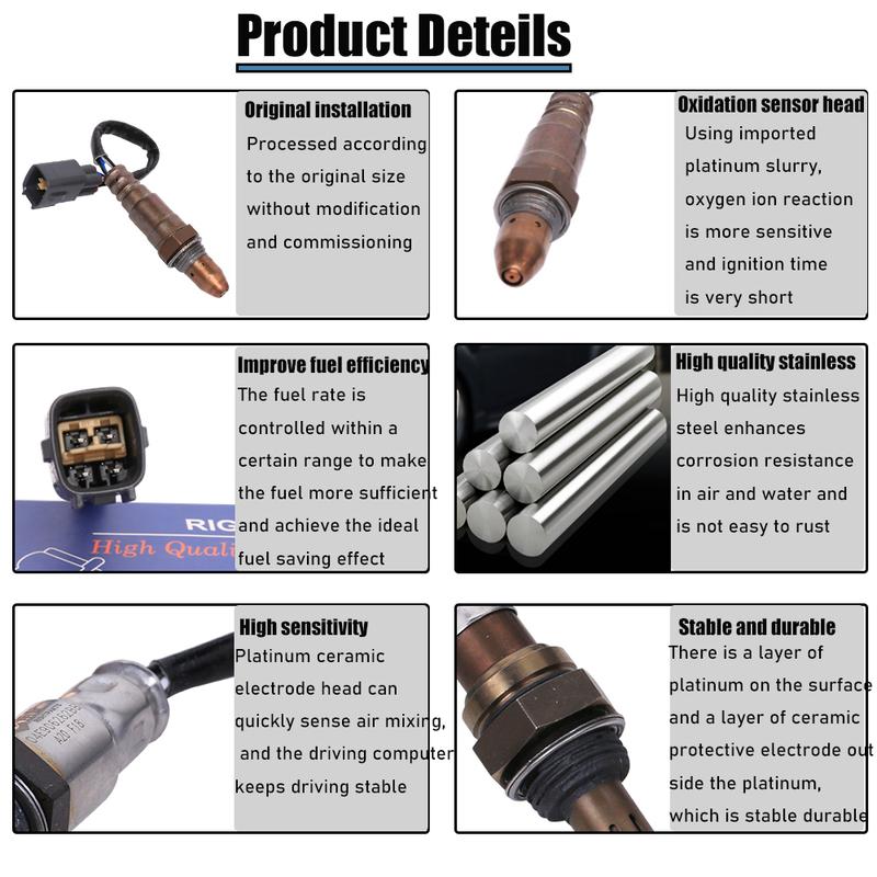 RIGHTPARTS 89467-52130 Oxygen Sensor Lambda O2 Sensor Car Air Fuel Ratio O2 Sensor For Toyota 8946752130 Auto Replacement Parts