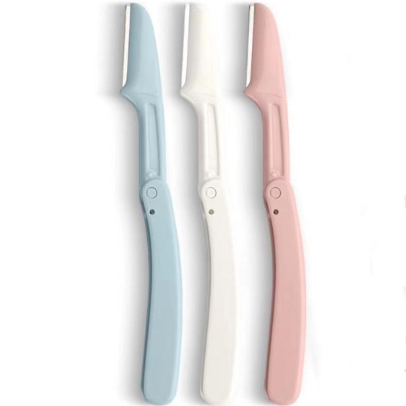 Складной триммер для бровей, Скребок для бровей, Бритва Набор для начинающих, Инструменты для красоты, Инструменты для красоты со сменным лезвием