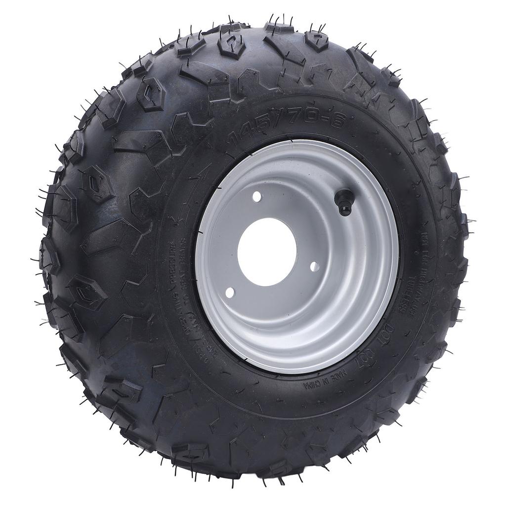 145706 145x706 Tire 6 Inch Wheels Rim Tire 3 Bolts Go Kart Tyre for ATV UTV Quad Off Road Golf