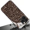 Чехол из закаленного стекла с принтом леопарда для iPhone 11 12 13 Pro Max 14 15 16 17 Pro 17Air 16E 7 8 Plus XR XS X