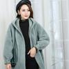 Winter Women Plus Size Hooded Fleece Coat High Quality Lamb Wool Jacket