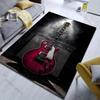 Red Guitar and Stereo Print Carpet for Bedroom Living Room Bedside Sofa Floor Mat Modern Home Decor Area Rug Luxury Gift