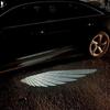 2PCS Wings Car Carpet Light For Cars Welcome Light Rearview Mirror LED Light Universal 12V Car Model