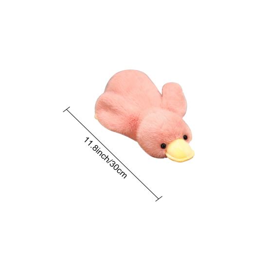 Лежащая плюшевая игрушка утка желтая плюшевая утка мягкая игрушка животное комфорт кукла подушка домашний офис спальня украшение дети взрослые подарок на день рождения