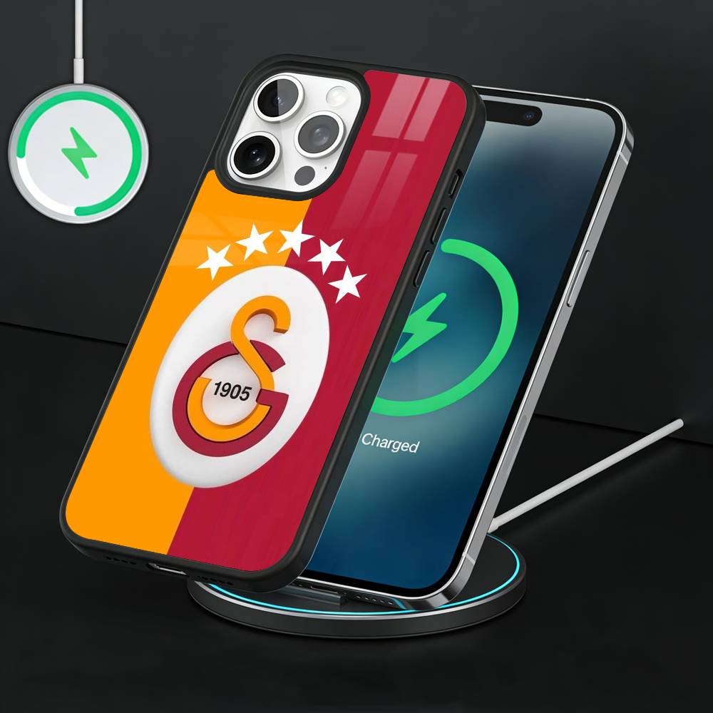 Чехол для телефона с логотипом G-GalatasarayS 1905s Для iPhone 17, 16, 15, 14, 13 Plus, Pro Max Магнитный Для Magsafe Беспроводная зарядка