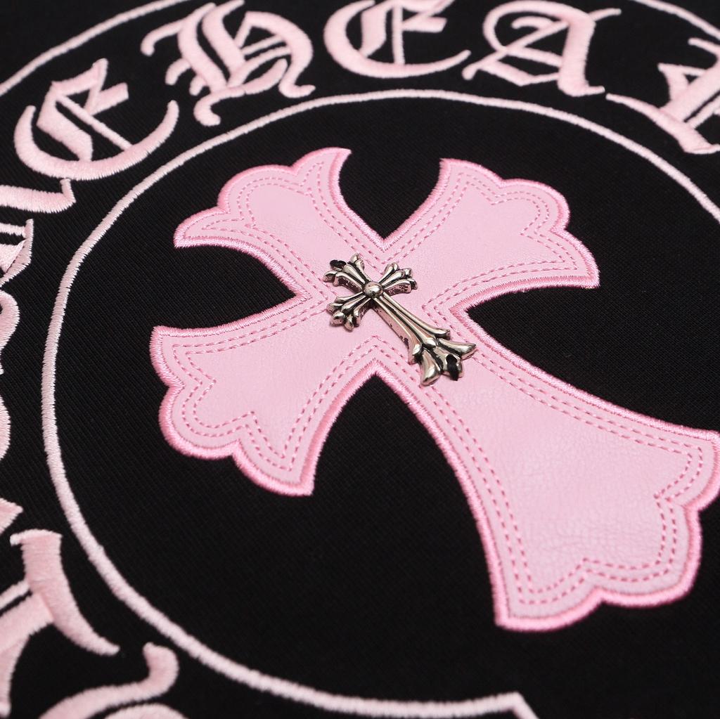 1975 CHROME HEARTS 2025 Summer New High Quality Cotton Round Neck Loose Large Size Men's and Women's T-shirt Couple T-shirt