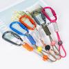 Paracord Water Bottle Hook 1 Carabiner Heavy Duty Clip Portable Multi-functional Tool for Sports Travel