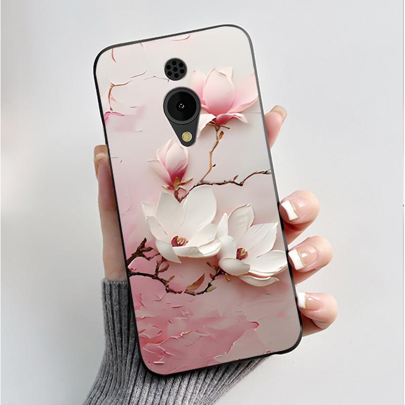 Печатный чехол для телефона Nokia 150 2G 2023 C2 C10 C20 Funda Coque Мягкий силикон Черный корпус Чехол Милый Цветок Мультяшный Корпус Capa