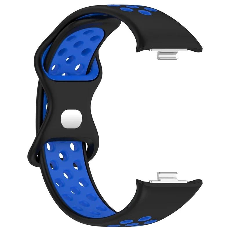 Классический силиконовый дышащий ремешок для Redmi Watch 4 для Xiaomi Band 8 Pro сменный браслет ремень мягкий TPU Watch4 ремешок для часов браслет