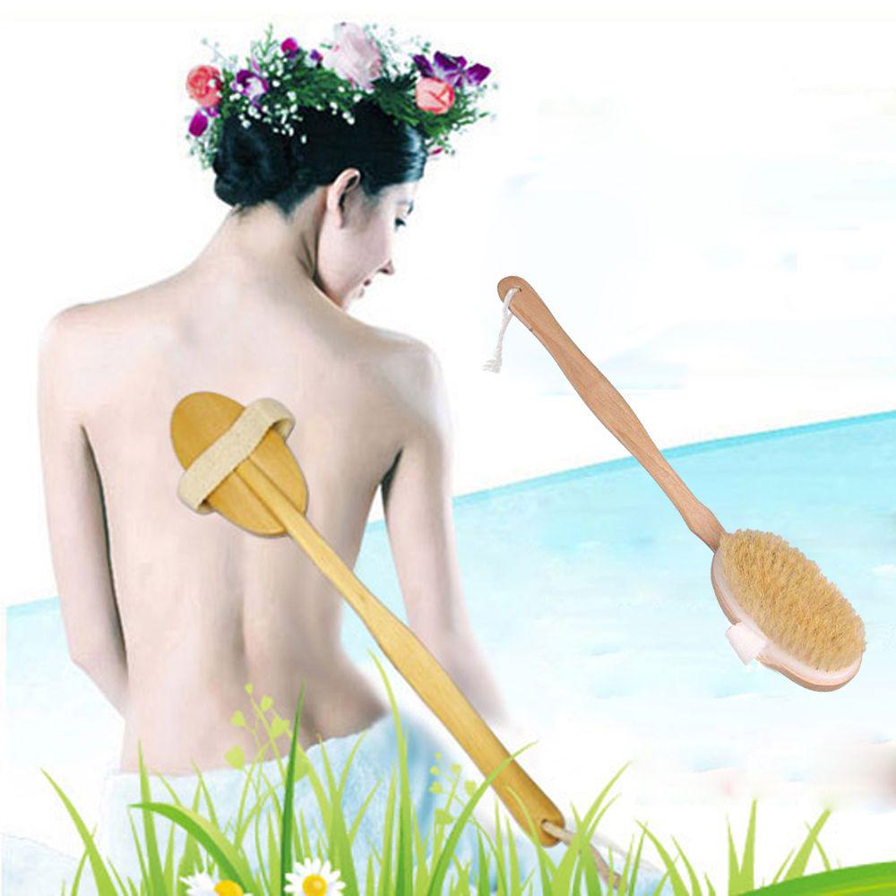 Durable Anti-slip Dry Skin Exfoliation Brush Shower Scrubber Body Massager Cleaner