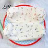 Portable Pen Organizer Cute Floral Pencil Case Mini Cotton Pouch for Pens Pencils Erasers Lightweight Stationery Zipper Storage Bag Students Kawaii