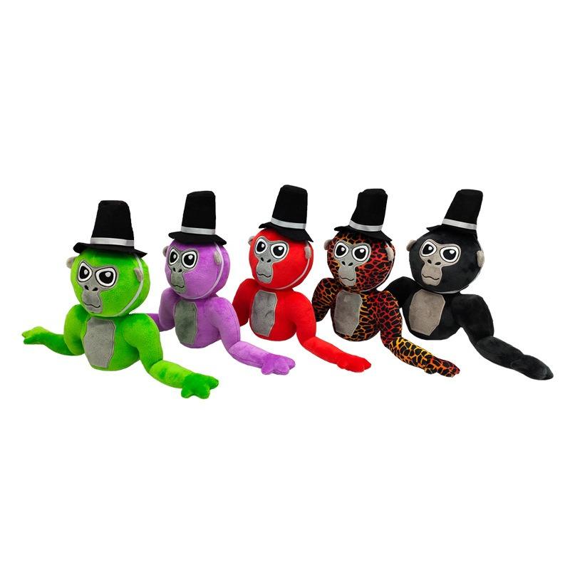 28Cm Gorilla Tag Plush Doll Colorful Gorilla Tag Monke Anime Plush Toys Soft Stuffed Animals Dolls Home Decoration Girls Gifts