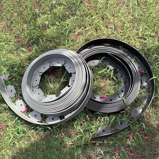 Комплект для ландшафтной окантовки без раскопок с гвоздями Гладкая износостойкость Простая установка L-образный комплект для ландшафтной окантовки Изоляционный пояс из камня и травы