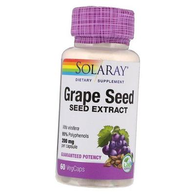 Экстракт виноградных косточек, Grape Seed, 60вегкапс (71411016)