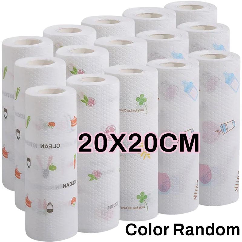 Одноразовые салфетки для уборки Многоразовые нетканые бытовые кухонные тряпки Антипригарные салфетки для мытья посуды Полотенца