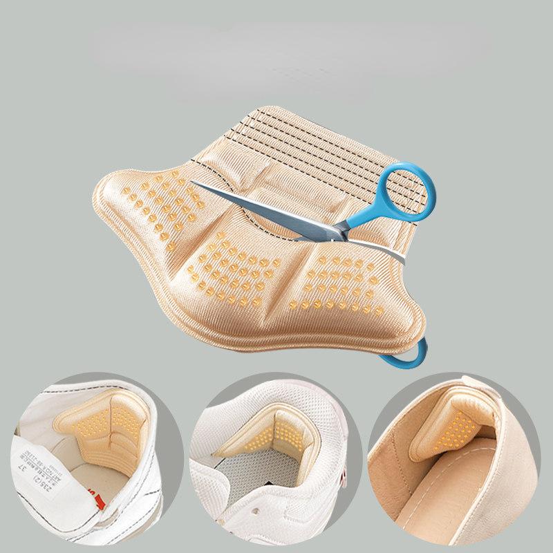 2 шт. стельки, накладки на пятки для спортивной обуви, регулируемый размер, противоизносные подушечки для ног, подушка-вставка, стелька, защита пятки, задняя наклейка