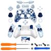 EXtremeRate Полный набор кнопок для Xbox Series X S Замена боковых накладок Грипсы Крышка передней и задней панели для беспроводного контроллера Xbox Core Не &