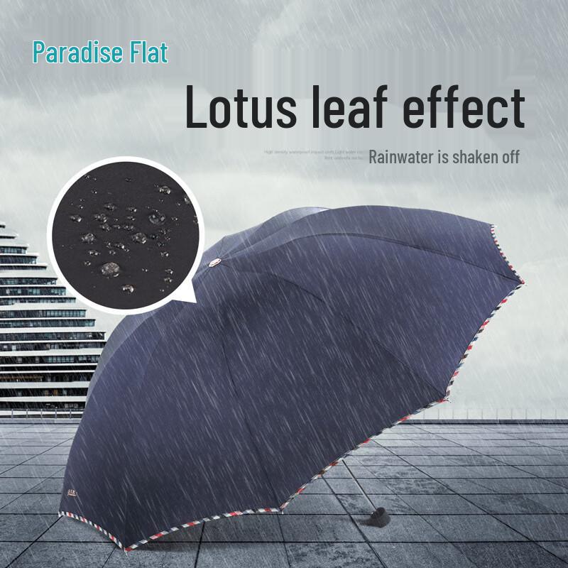 Paradise Umbrella Nano Water Repellent Foldable Sun & Rain Umbrella