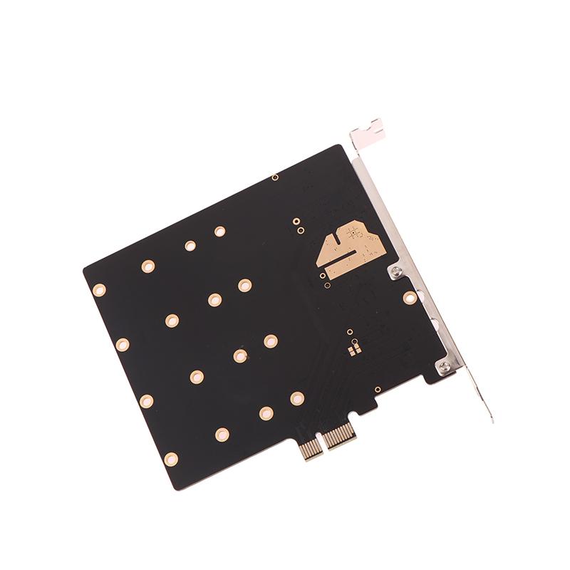 Адаптер PCIe на M.2 PCI Express X1 3.0 4 порта B Key M.2 NGFF SATA SSD Адаптер PCI-E M.2 Карта расширения Райзер