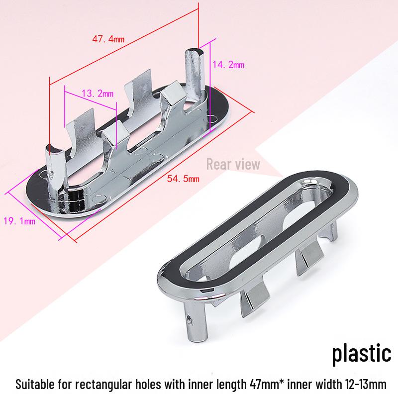 Decorative Plastic Basin Overflow Hole Cover Ring for Wash Basin