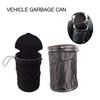 Traveling Portable Car Garbage Can Collapsible Trash Bag Organizer with Lid