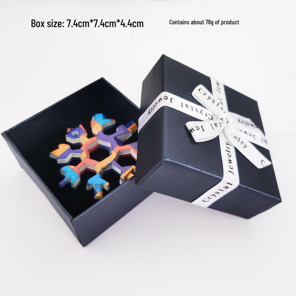 Многофункциональный инструмент «Снежинка» 18-в-1: Портативный шестигранный/восьмигранный ключ и отвертка