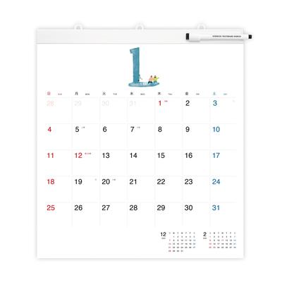 Настенный календарь-доска Hobonichi 2026, полноразмерный