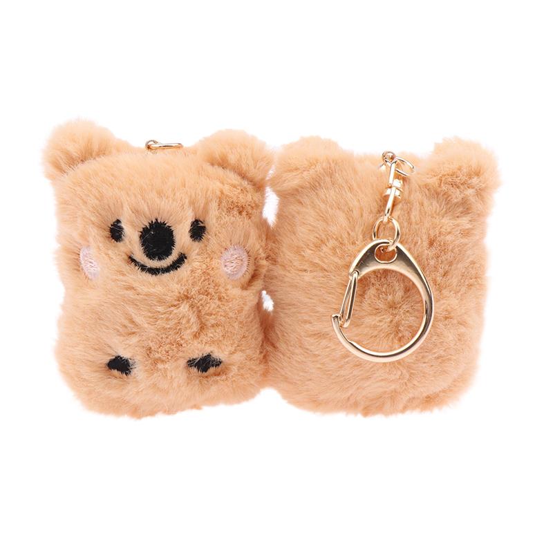 Писк, улыбающийся или плачущий медвежонок, брелок, плюшевый кулон, милый кулон для девочек, чехол для мобильного телефона, женская сумка, кулон, подарок