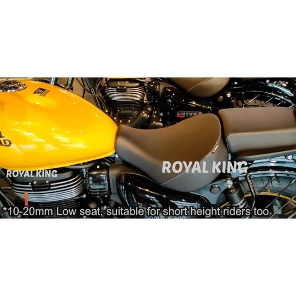Royal Enfield Meteor 350 "Brown Low Rider Rider Seat"