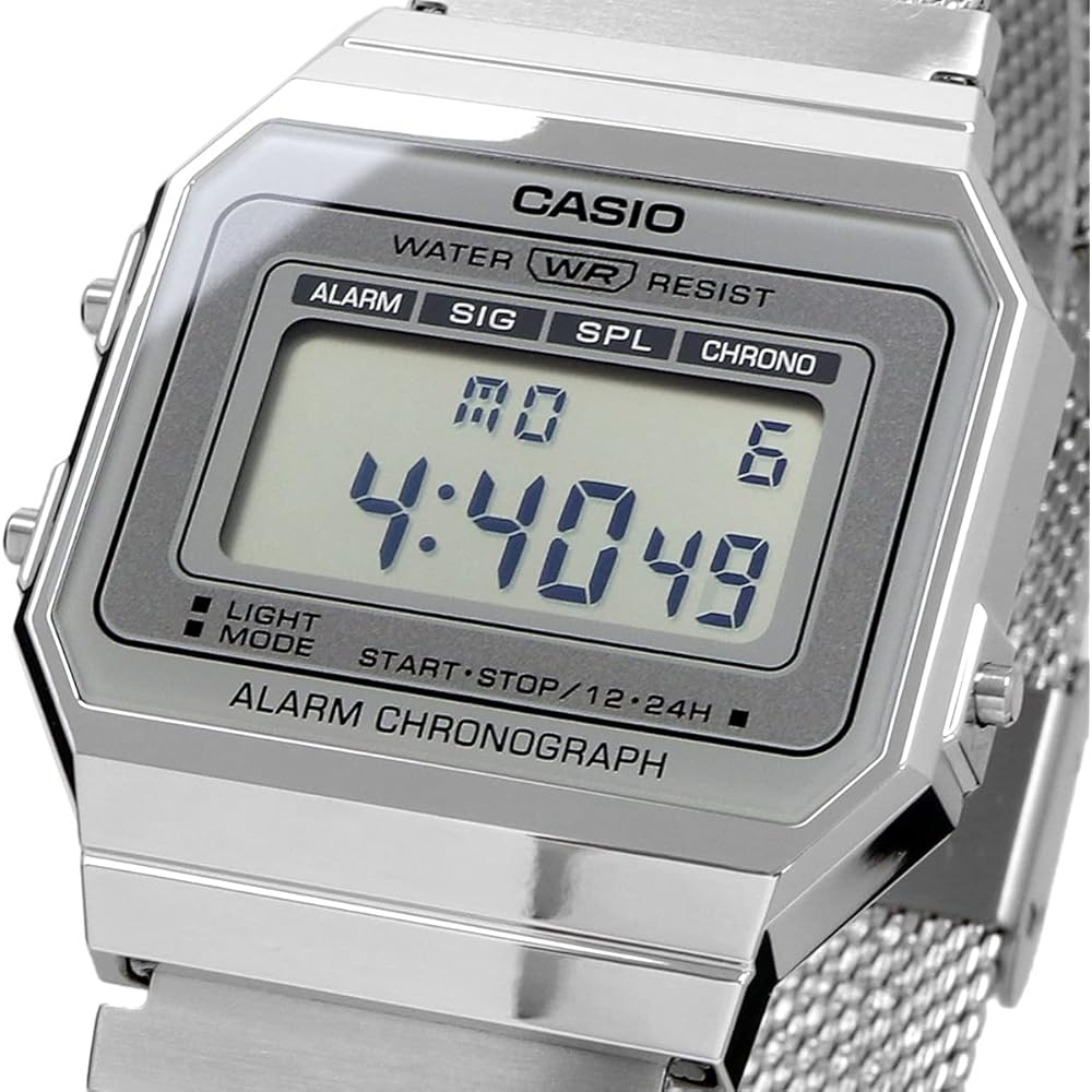 Casio Standard A700WM-7A Цифровые часы Унисекс Детские Легкие Водонепроницаемые