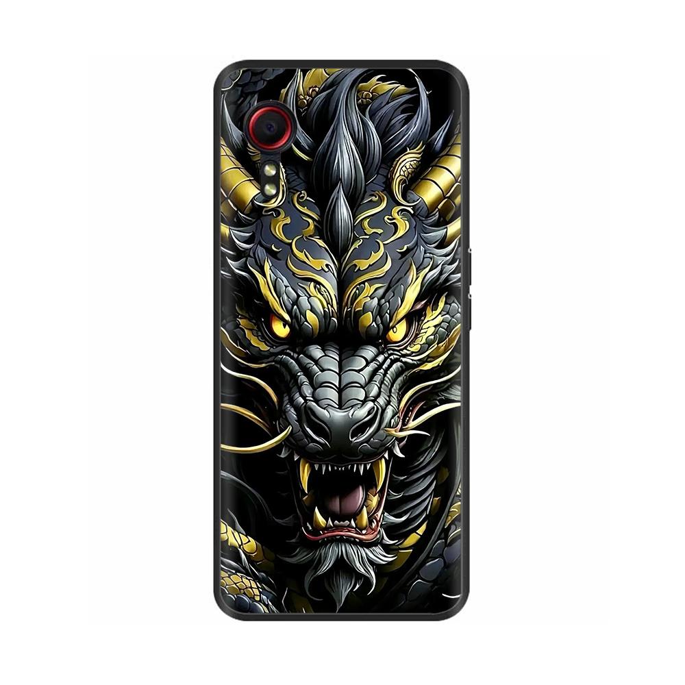 Чехол для Samsung Galaxy Xcover 7 Мягкий Гладкий Жидкий Силикон Мультяшный Корпус Телефона Для Samsung XCover7 Защитные TPU Задние Крышки