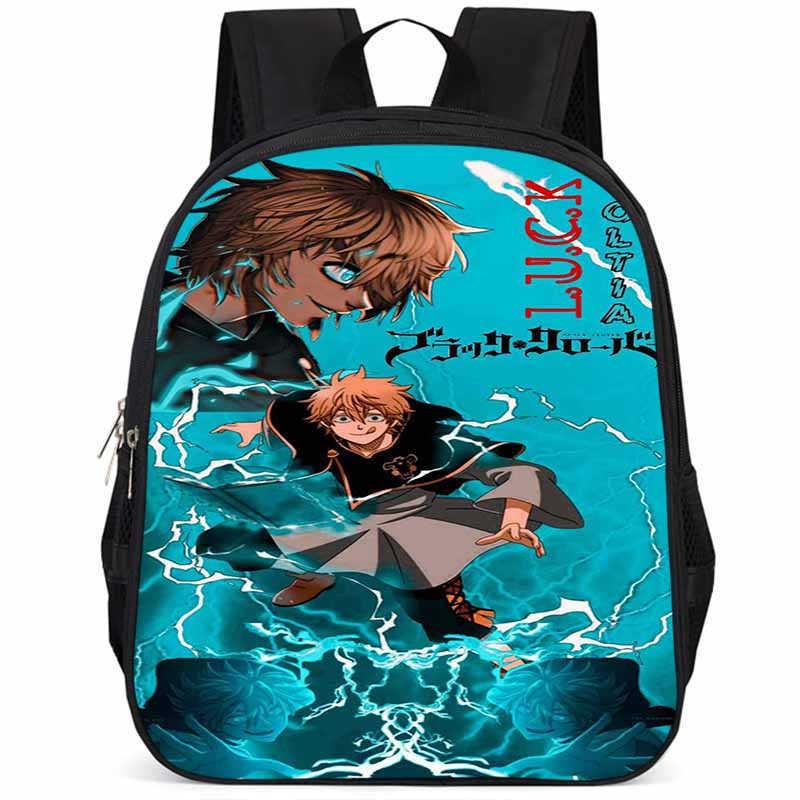 Рюкзак Black Clover из ткани Оксфорд, 15 дюймов, большой вместимости, легкий, для детей