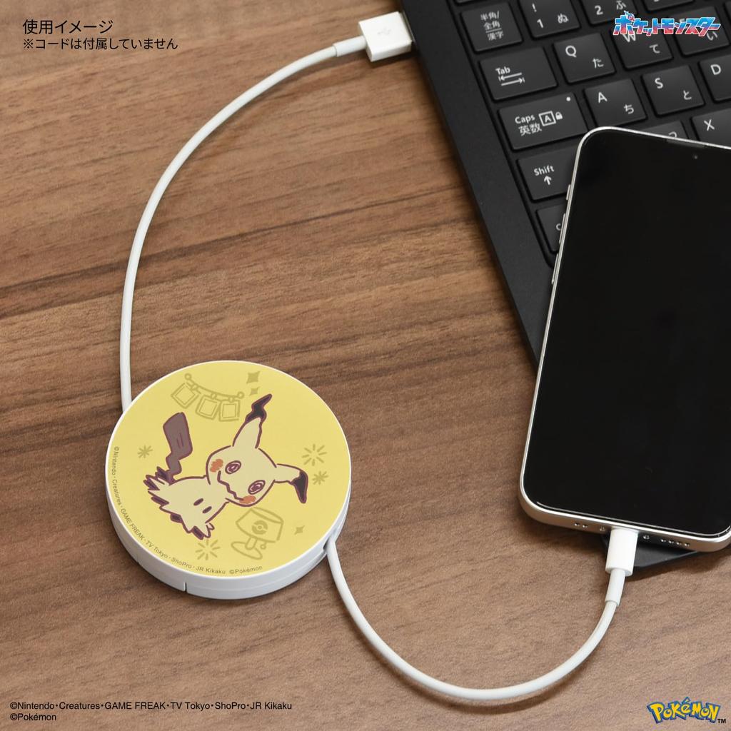 Gourmandies Кейс для катушки шнура Pokemon Мимикью POKE-897F