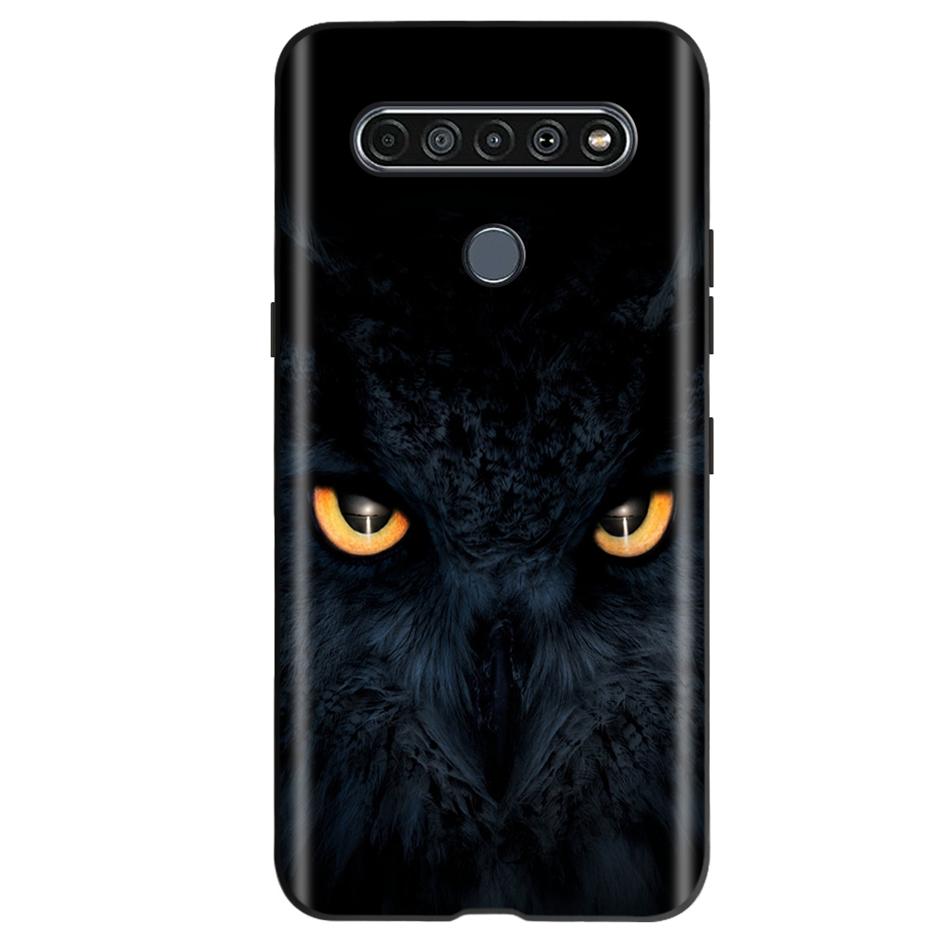 Чехол для LG K61 2020 Милый Кот Бабочка Мягкий Силиконовый Ударопрочный Чехол для Телефона Для LG K61 K 61 Fundas Case LGK61 Coque 6.53'' Shell