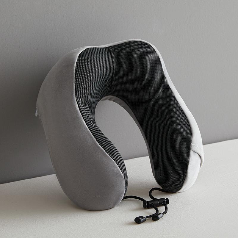 U-Shaped Memory Foam Neck Support Pillow for Travel