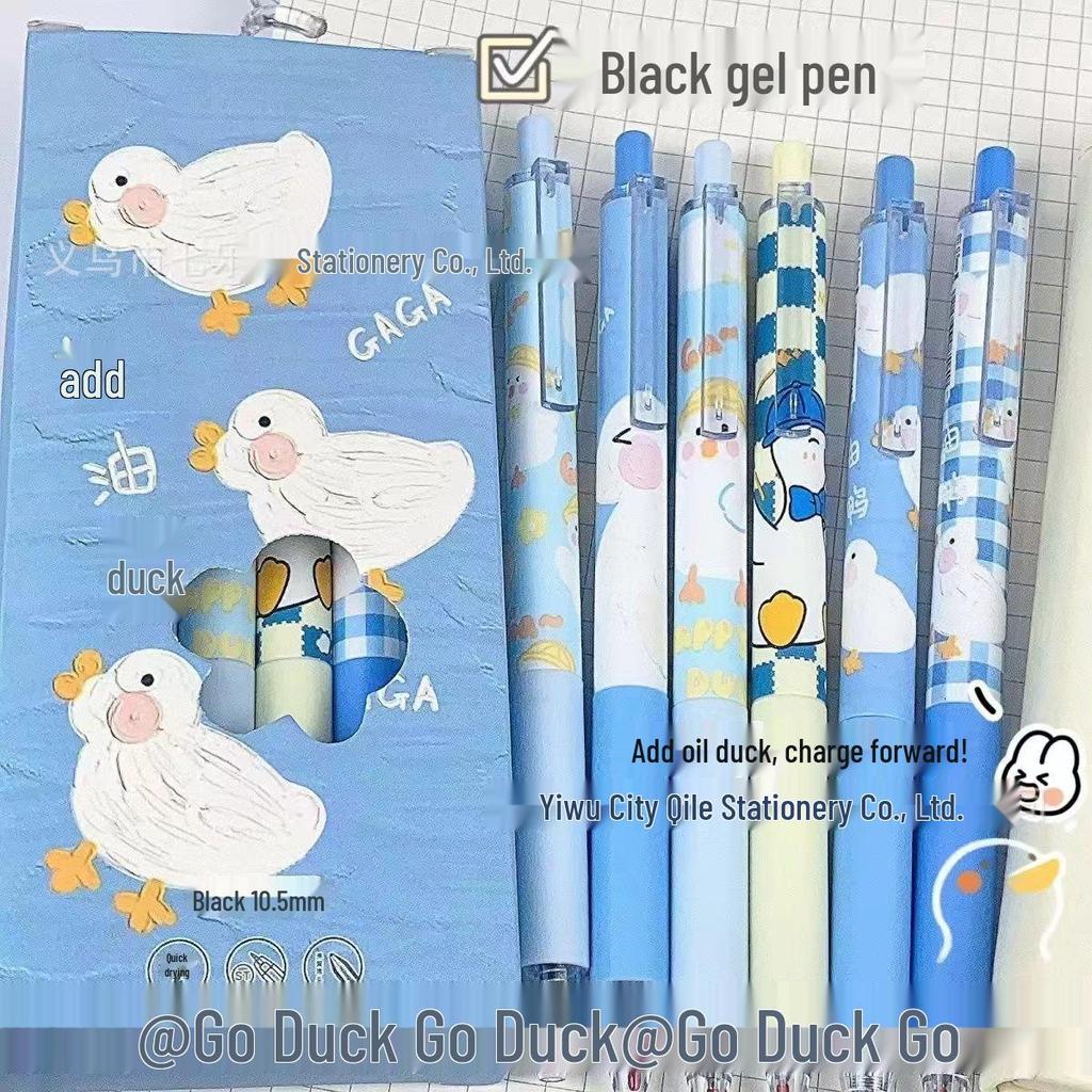 ST Фиолетовая Роза Гелевая ручка-роллер - Плавное письмо, Высококачественная ручка для экзаменов для студентов