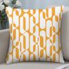 Orange Geometric Pillow Case 3D Print Polyester Fiber 40*40 cm Home Sofa Throw Pillow Cover Decoration Festival Gift