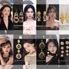 Роскошные европейские и американские металлические серьги-гвоздики с кисточками в виде цветов – Нишевый дизайн высокого класса для женщин
